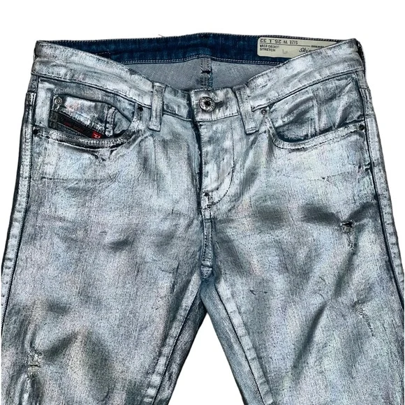【HaaaaaaaaM】DIESEL denim Skinzee-Low Diesel Skinzee-Low 0848L Jeans | endource